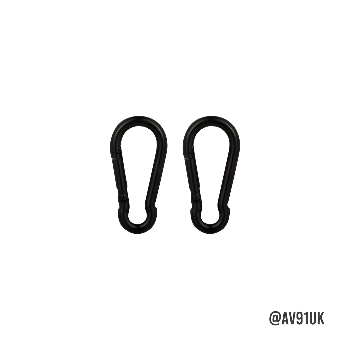 Durable carabiners for gym use and resistance bands. Not for climbing. Ideal for home workouts, cable machines and more