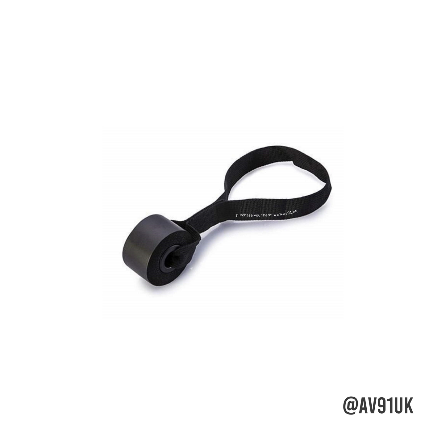 Secure resistance bands at any height with this foam door anchor. Ideal for home workouts, boxing drills, and strength training with gym bands.