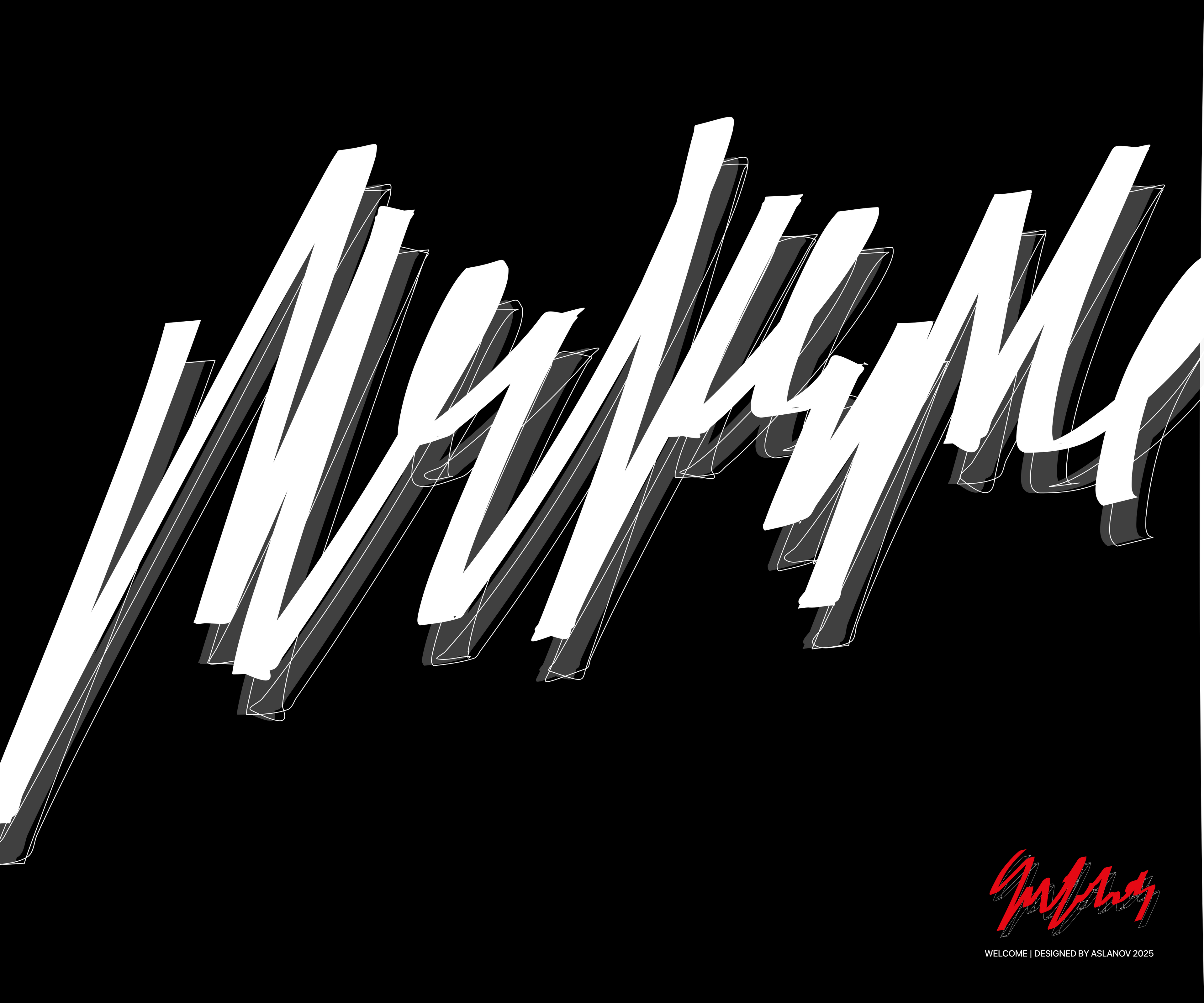 Digitally Hand Drawn Welcome Banner for this Shopify Store with a message - Welcome to Customers. 